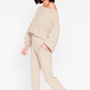 NWT nasty gal lounge set